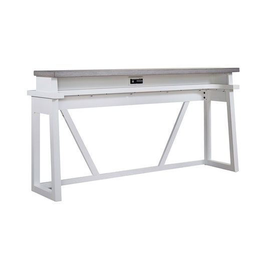 Liberty Furniture - Palmetto Heights Console Bar Table in Shell White & Driftwood - 499-OT7236 veiw 2