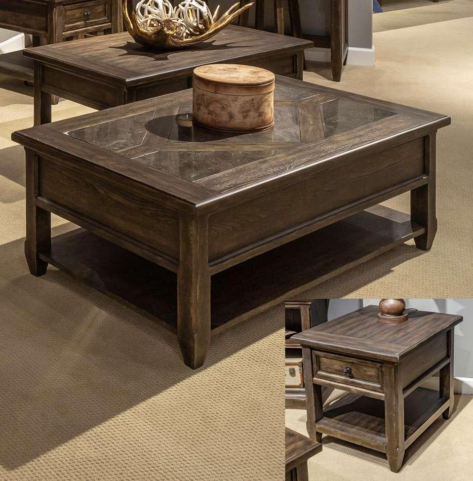 Liberty Furniture - Paradise Valley 3 Piece Set (Rectangular Cocktail & 2-End tables) - 297-OT-3PCS veiw 1