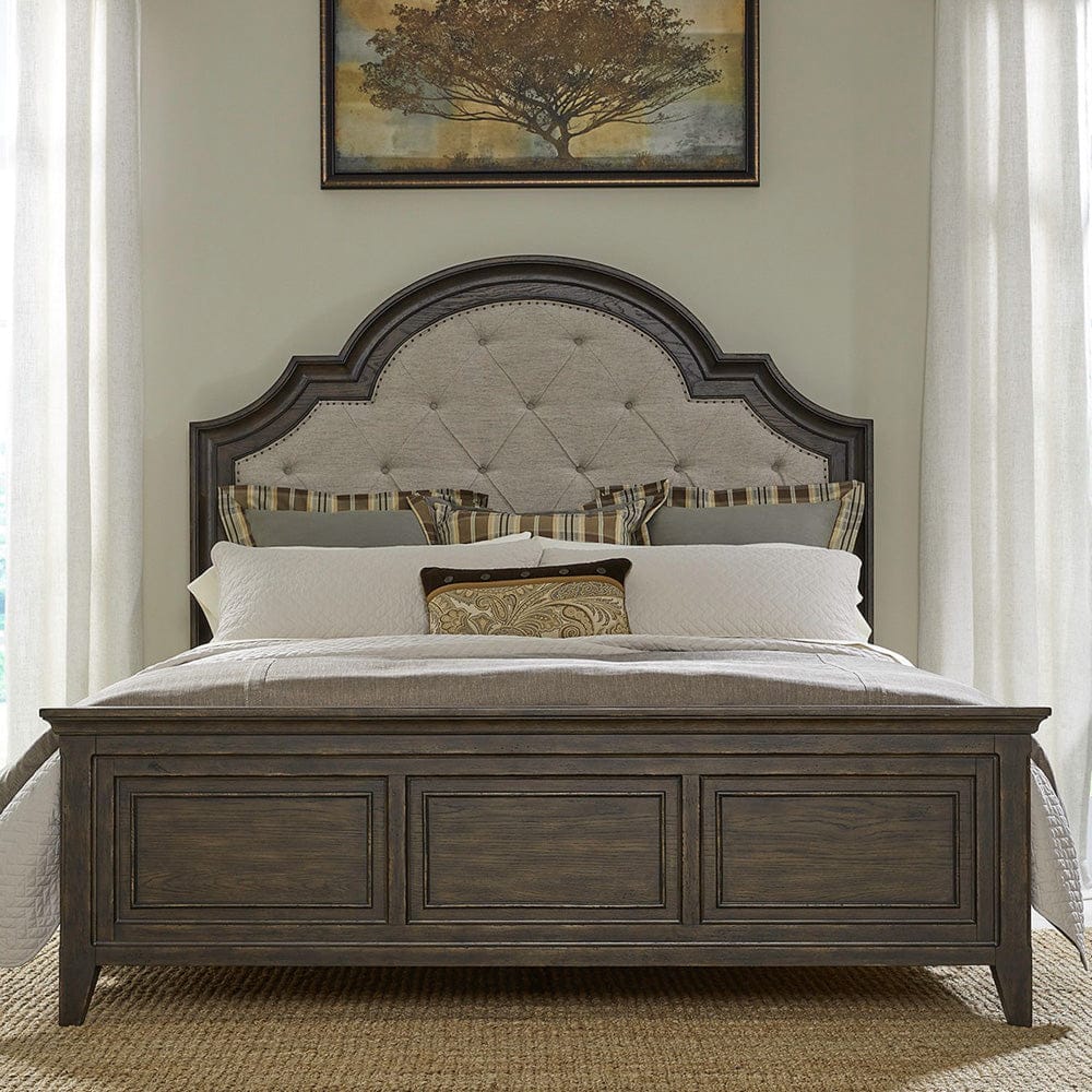 Liberty Furniture - Paradise Valley - King California Uph Bed in Brown - 297-BR-CKUB view 1