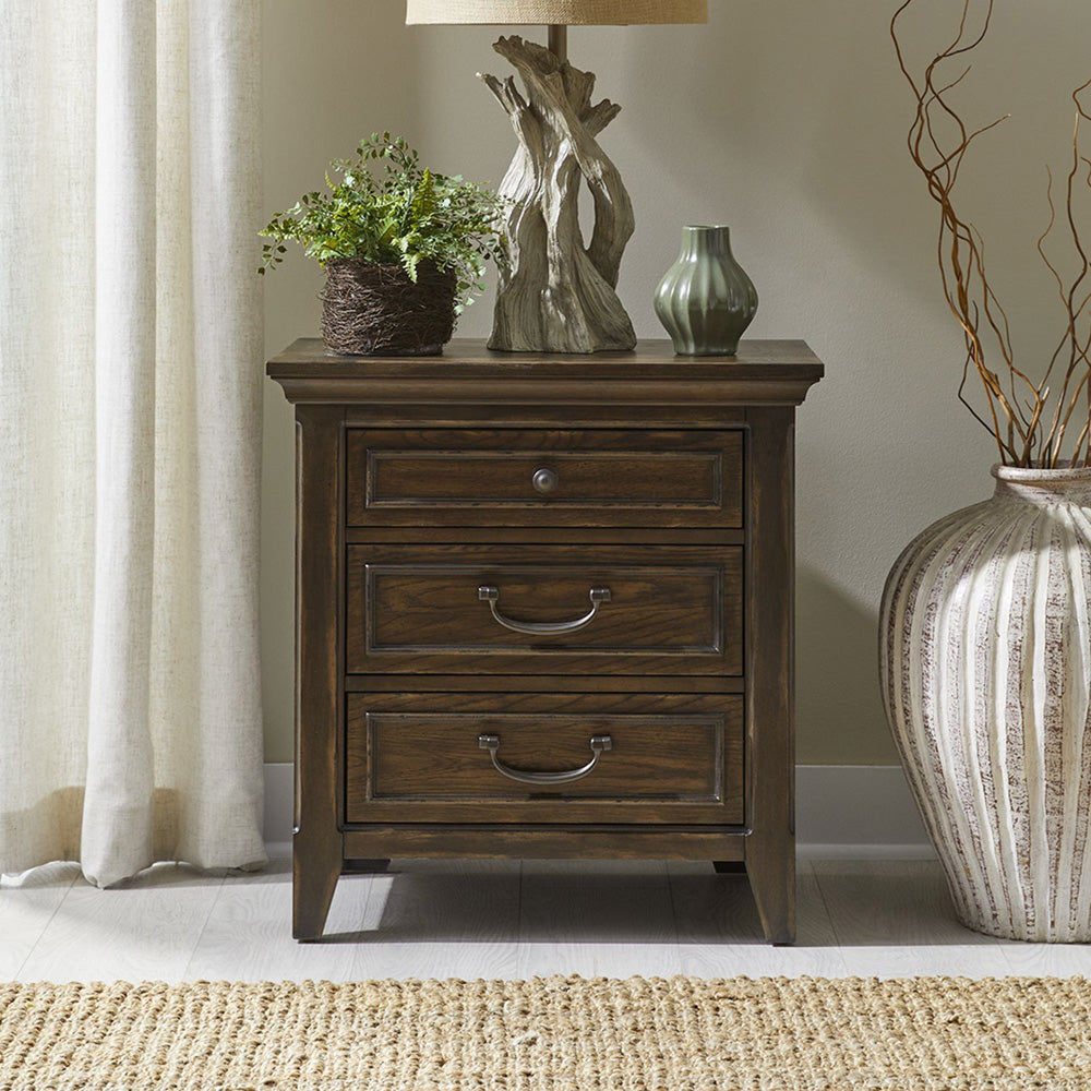 Liberty Furniture - Paradise Valley King Panel Bed, 2 Nightstands - 297-BR-KPB2NS view 9
