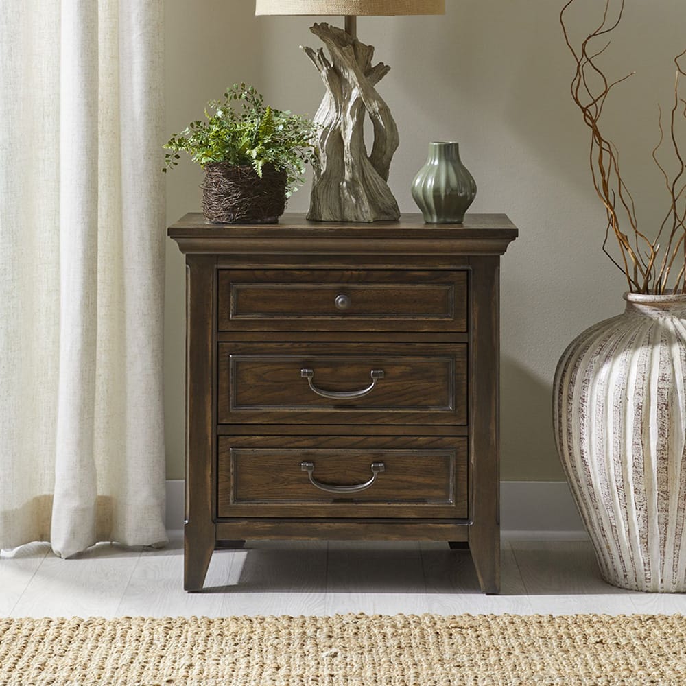 Liberty Furniture - Paradise Valley King Panel Bed, 2 Nightstands - 297-BR-KPB2NS view 9