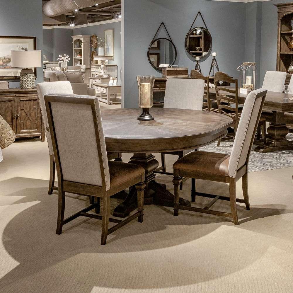 Liberty Furniture - Paradise Valley Opt 5 Piece Pedestal Table Set - 297-DR-O5PDS veiw 1