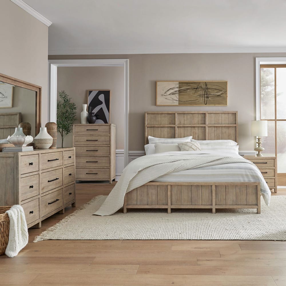 Liberty Furniture - Proximity Place King California Panel Bed, Dresser & Mirror, Chest, Night Stand - 780-BR-CKPBDMCN view 1