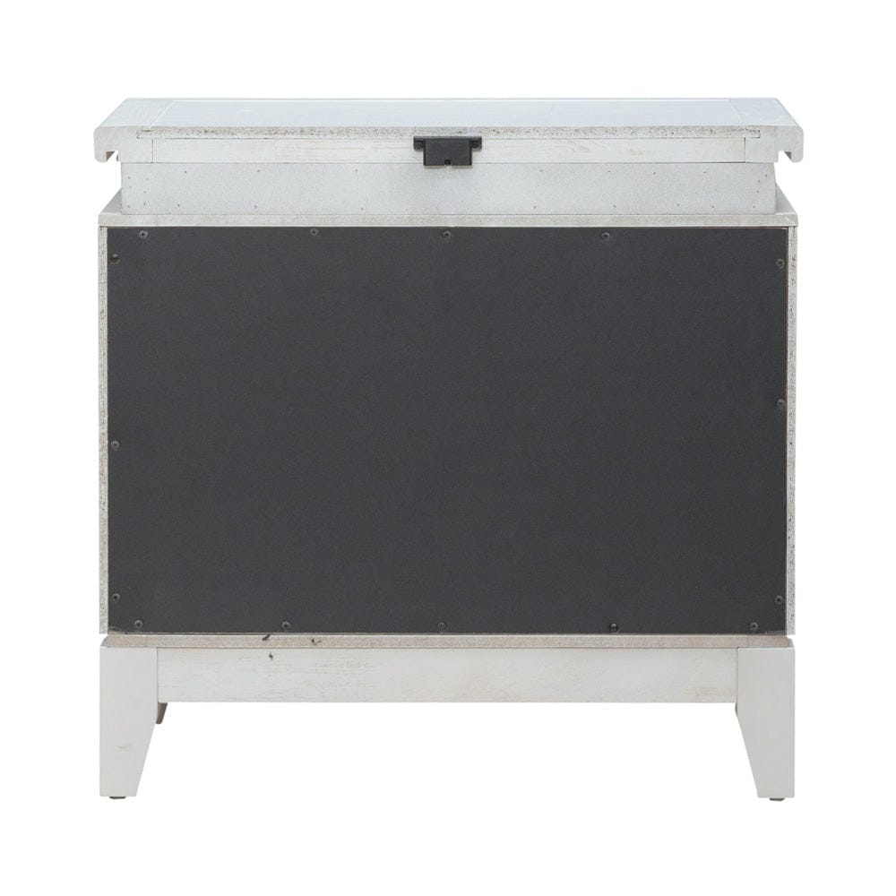 Liberty Furniture - Reflections - Nightstand w/ Lights and Charging Station in White - 781-BR61 view 6