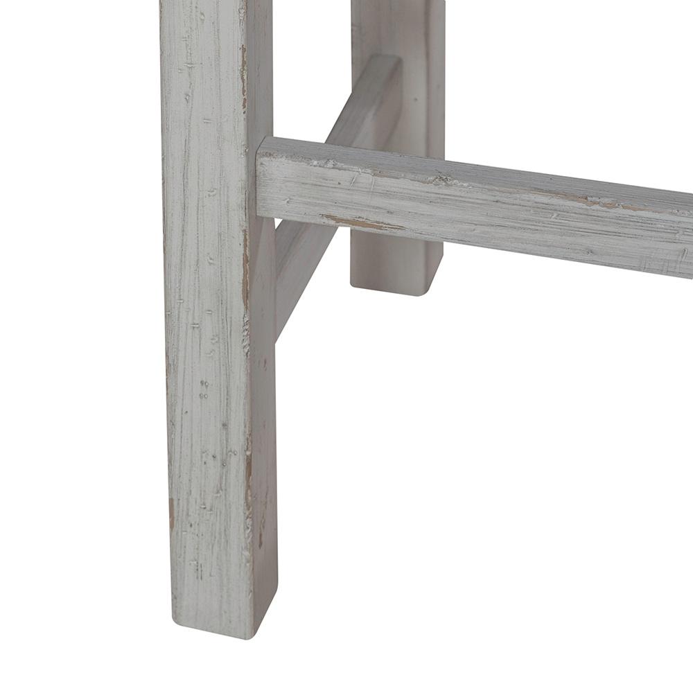 Liberty Furniture - River Place Console Stool in Riverstone White & Tobacco - 237-OT9000 veiw 8