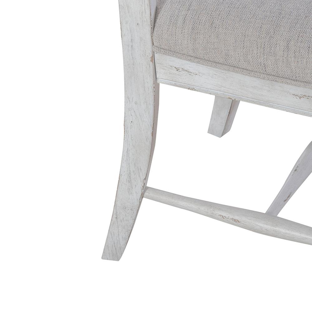 Liberty Furniture - River Place Panel Back Side Chair in Riverstone White & Tobacco - 237-C9101S veiw 10