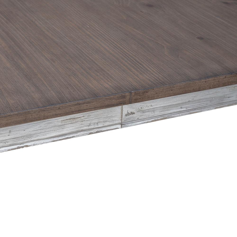 Liberty Furniture - River Place Rectangular Leg Table in Riverstone White & Tobacco - 237-T4290 veiw 13