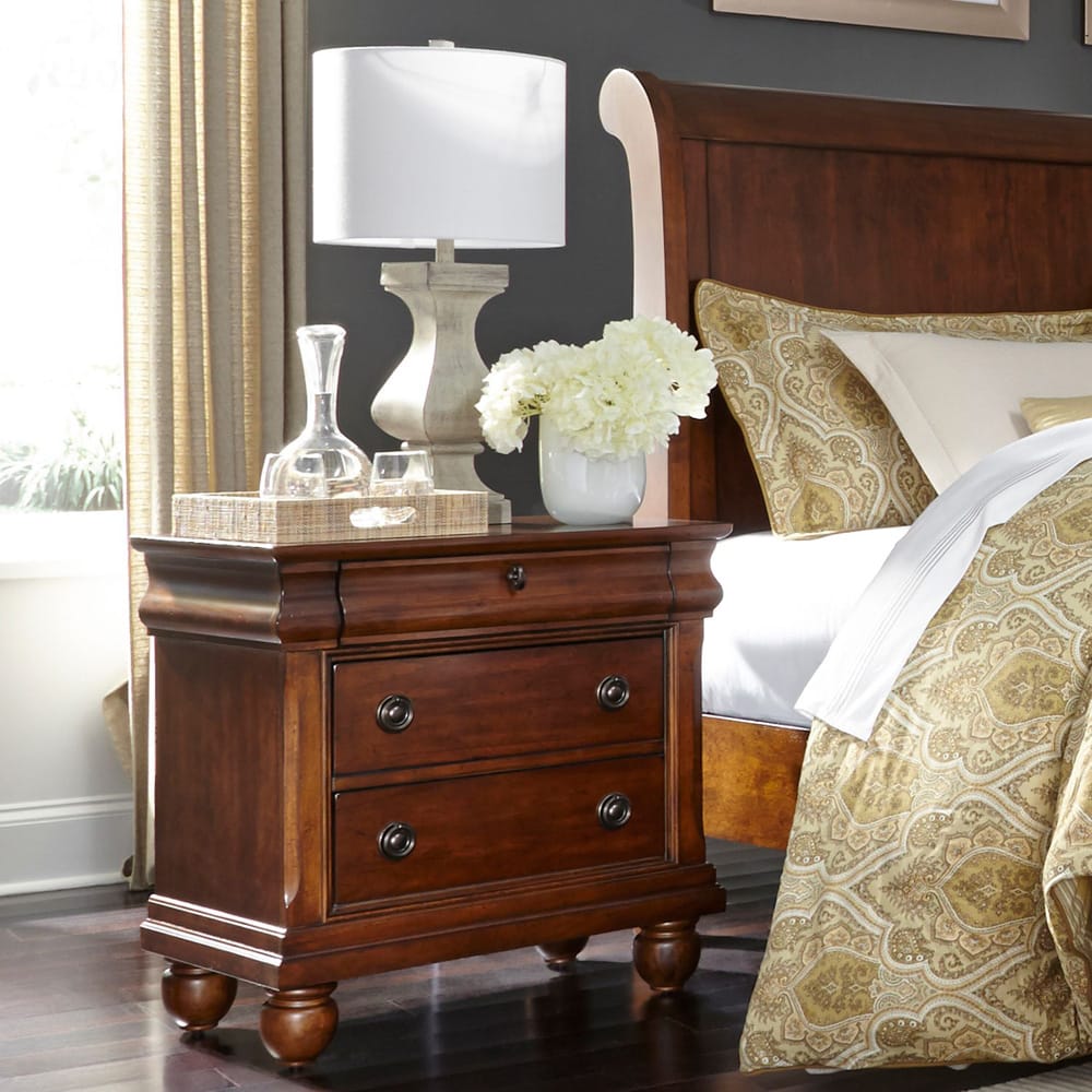 Liberty Furniture - Rustic Traditions Queen Panel Bed, 2 Nightstands - 589-BR-QPB2NS view 9