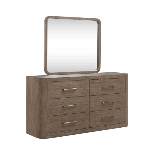 Liberty Furniture - South Bend - Dresser & Mirror in Brown - 306-BR-DM view 2