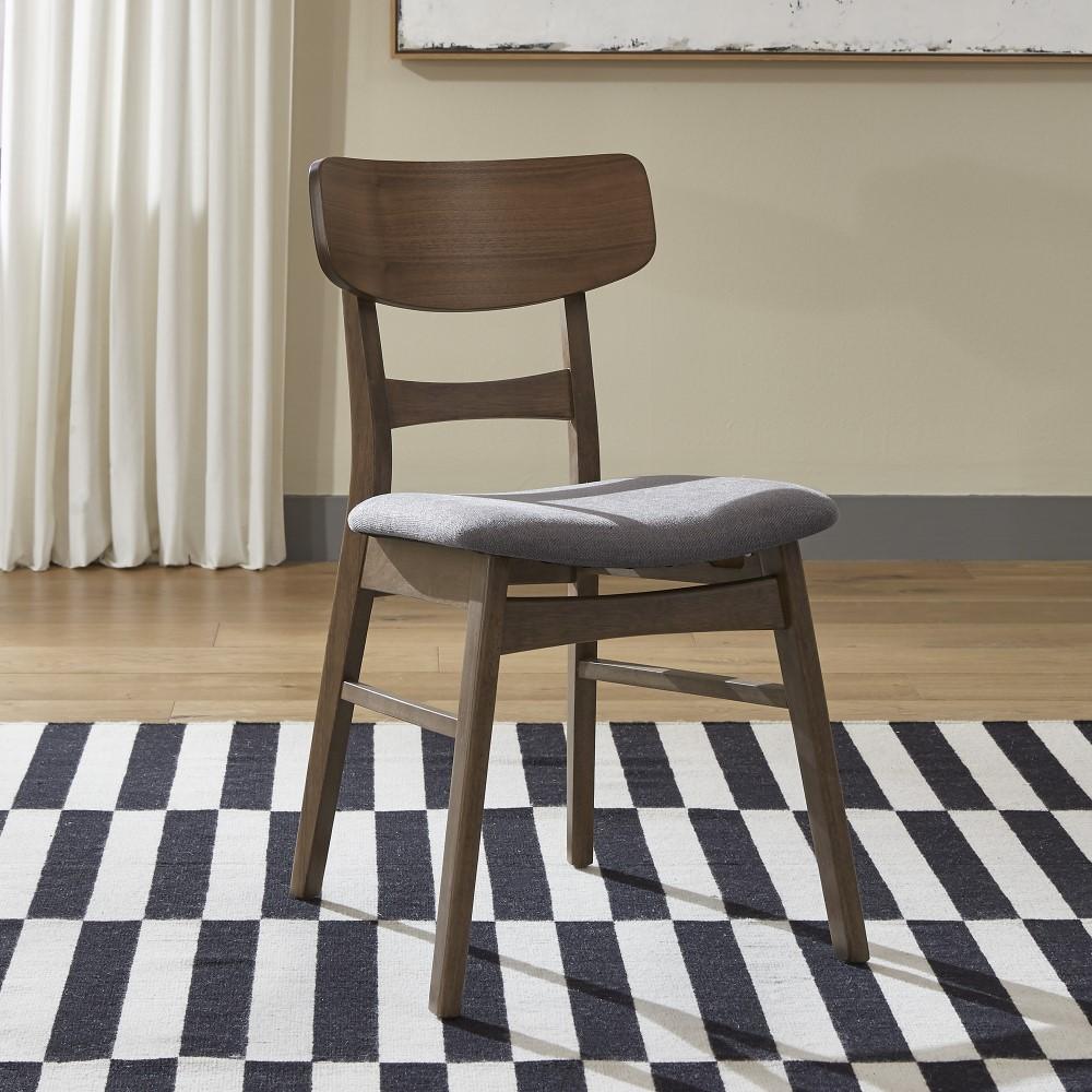 Liberty Furniture - Space Savers Panel Back Side Chair- Grey (Set of 2) - 198-C9101S-GY veiw 1