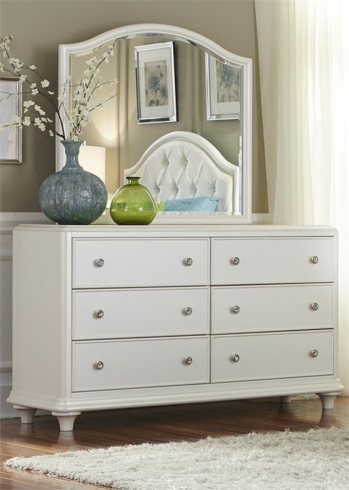 Liberty Furniture - Stardust Youth Dresser & Mirror - 710-YBR-DM veiw 1