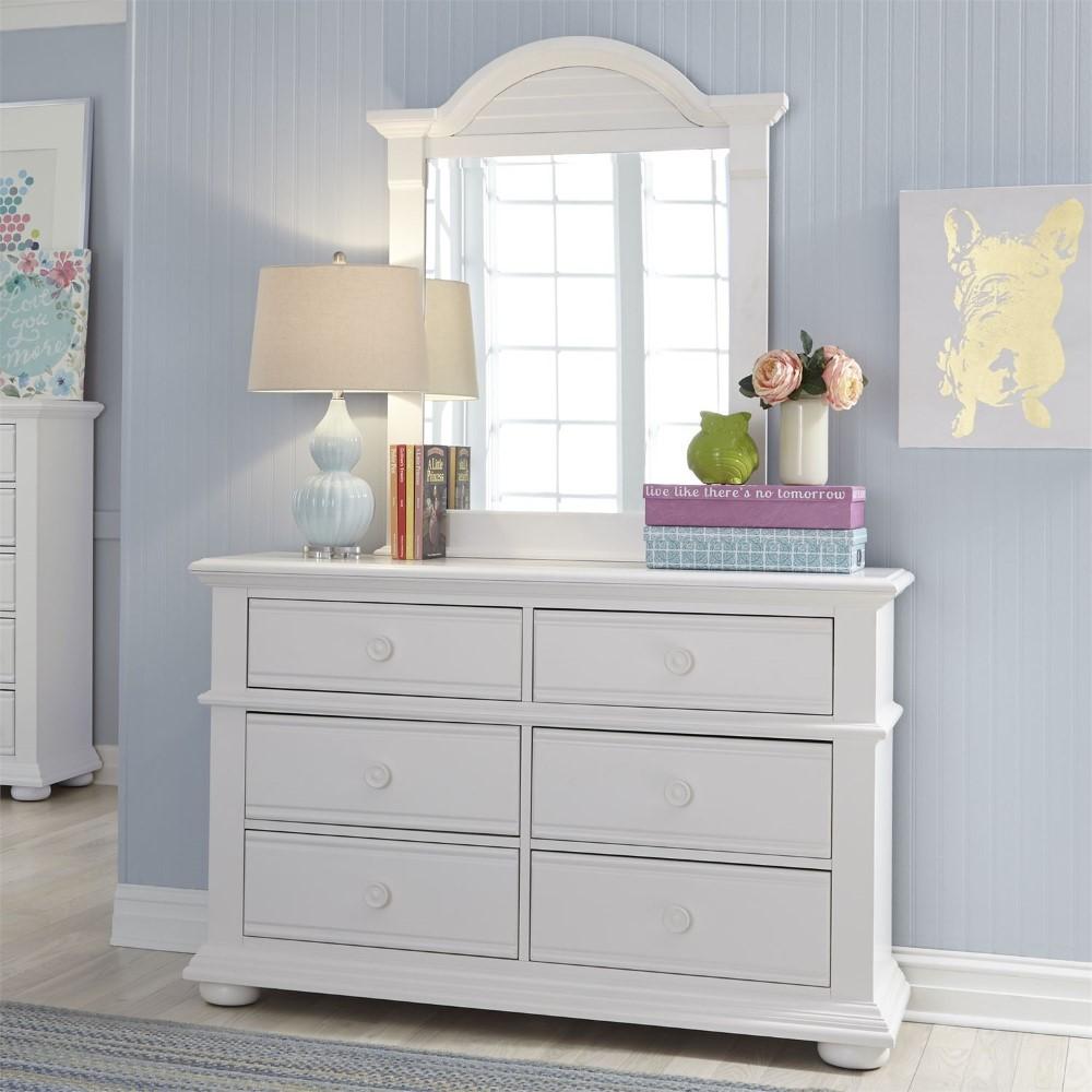 Liberty Furniture - Summer House 6 Drawer Dresser - 607-BR30 veiw 8