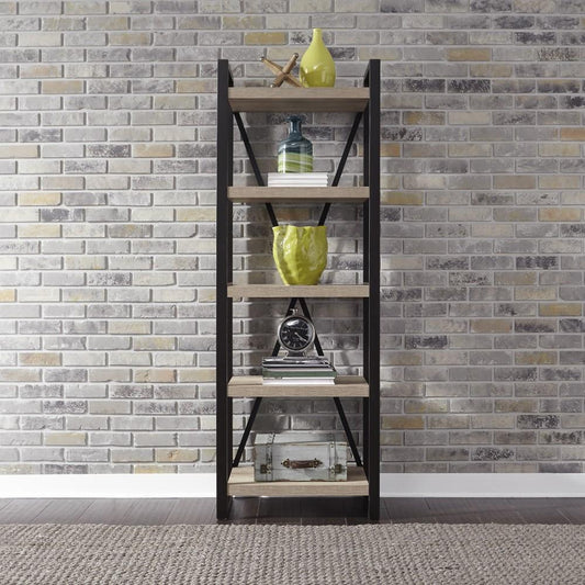 Liberty Furniture - Sun Valley Optional Entertainment Center w Piers - 439-ENTW-OEC veiw 2