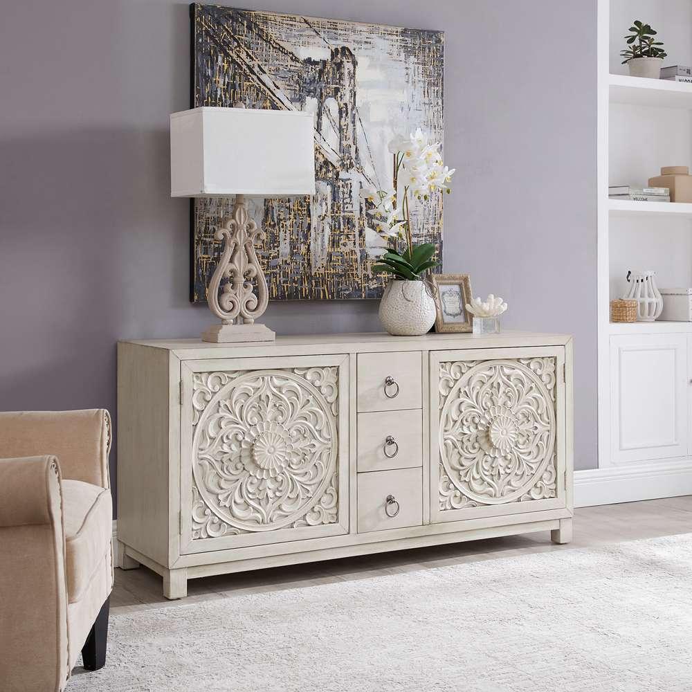 Liberty Furniture - Sundance 2 Door 3 Drawer Accent Cabinet - 2057W-AC6029 veiw 1