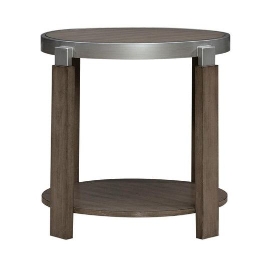 Liberty Furniture - Sutton End Table in Bleached Sand - 232-OT1020 veiw 2