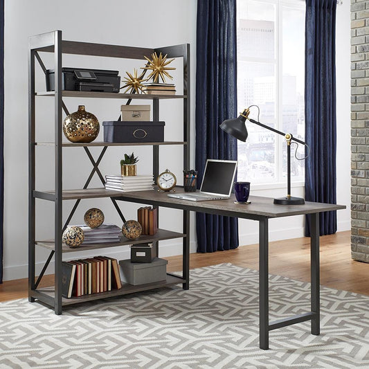 Liberty Furniture - Tanners Creek Desk in Graystone - 686-HO-DSK veiw 2