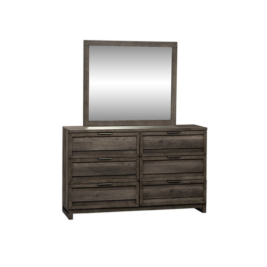 Liberty Furniture - Tanners Creek Dresser & Mirror - 686-BR-DM veiw 2