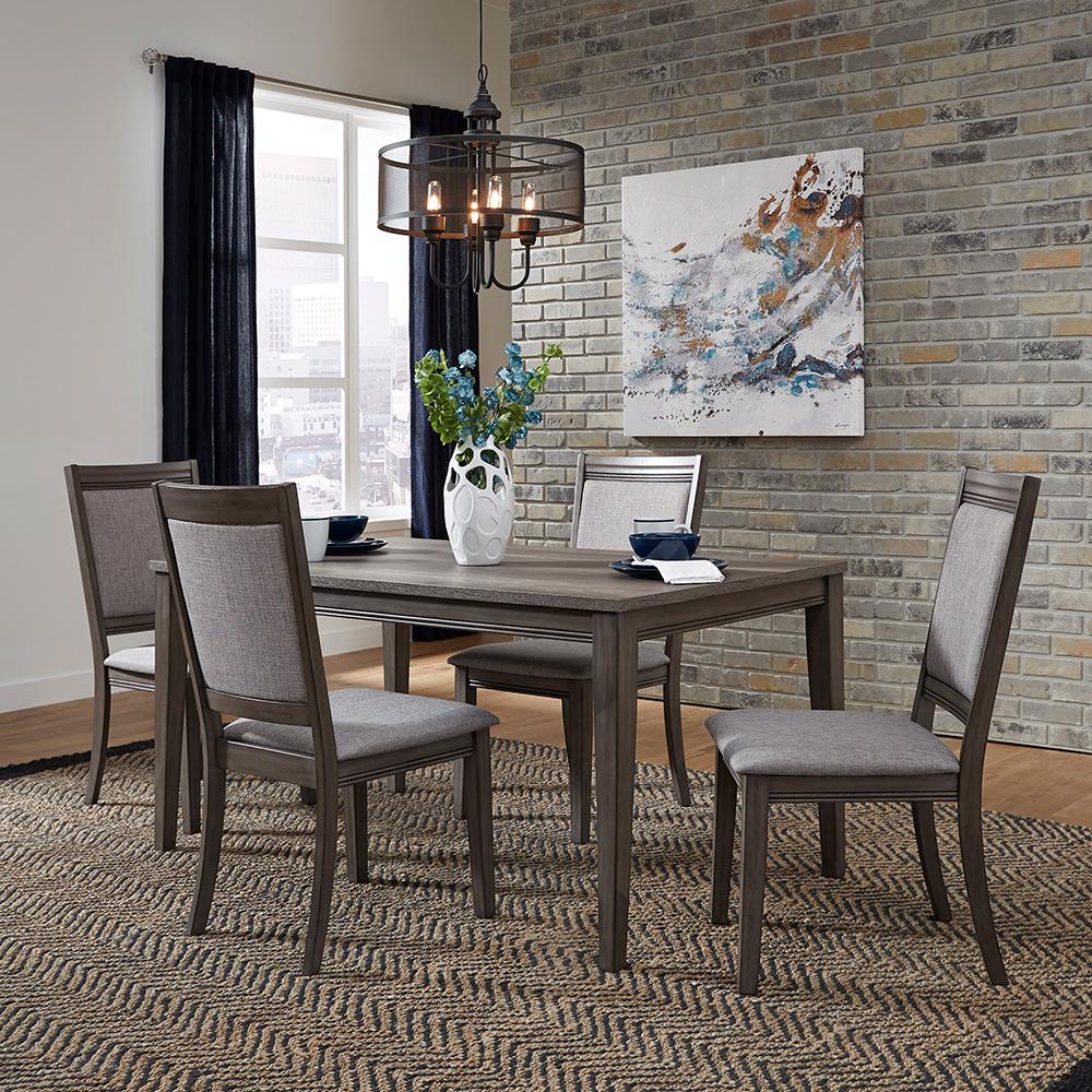 Liberty Furniture - Tanners Creek Uph Side Chair in Graystone - 686-C6501S veiw 9