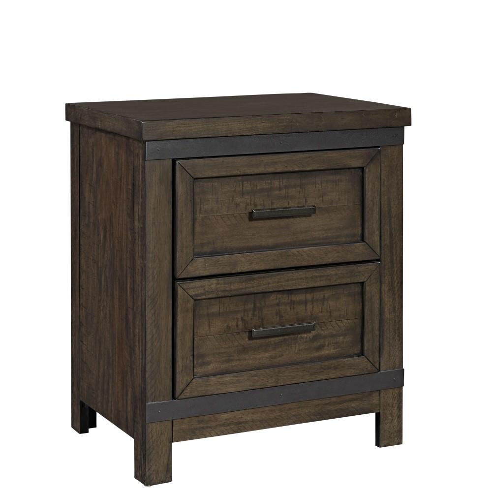 Liberty Furniture - Thornwood Hills 2 Drawer Night Stand - 759-BR60 veiw 3