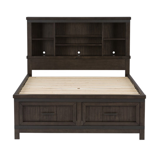 Liberty Furniture - Thornwood Hills Full Bookcase Bed - 759-YBR-FBB veiw 2