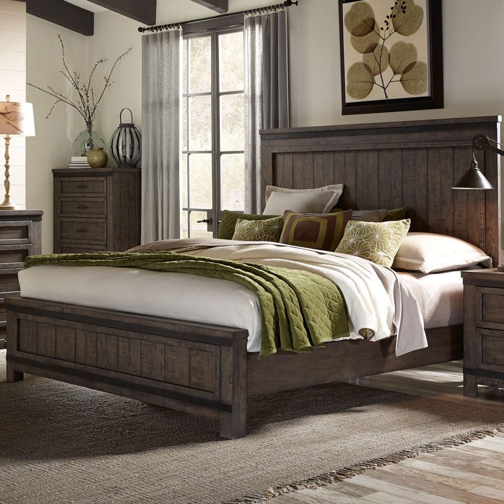 Liberty Furniture - Thornwood Hills King Panel Bed, 2 Night Stands - 759-BR-KPB2NS view 12