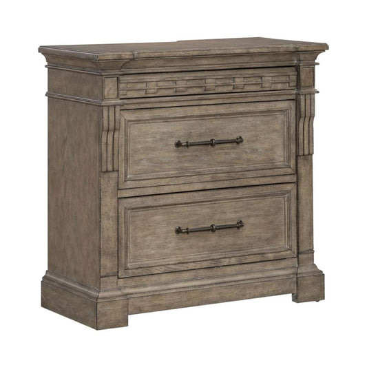 Liberty Furniture - Town & Country Bedside Chest with Charging Station - 711-BR62 veiw 2