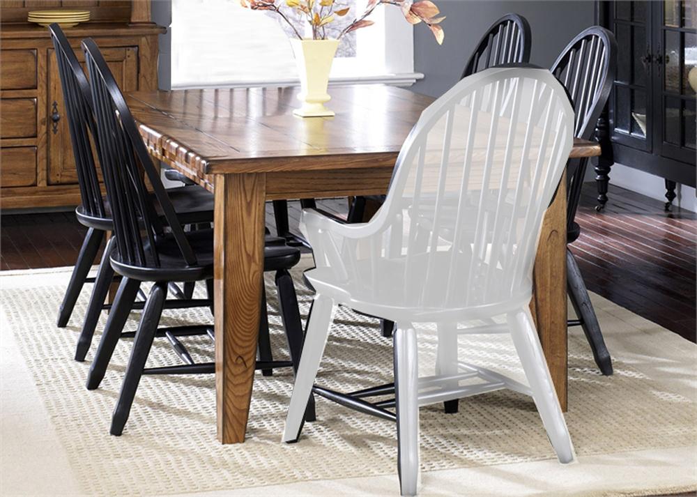 Liberty Furniture - Treasures Opt 5 Piece Rectangular Leg Table Set - 17-DR-O5PCS veiw 1