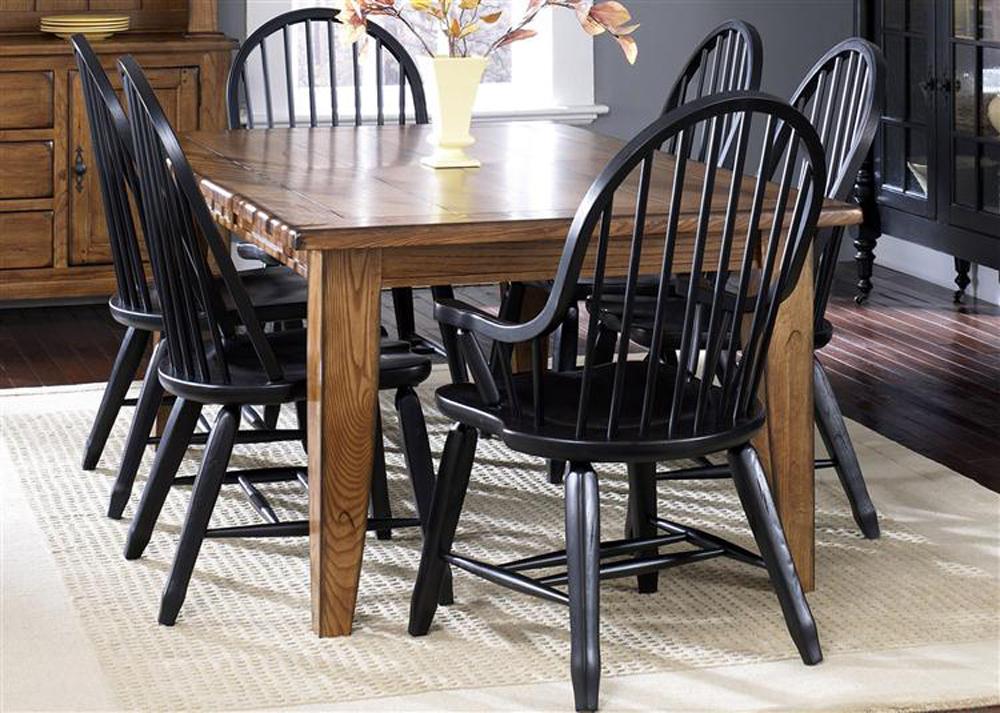 Liberty Furniture - Treasures Opt 7 Piece Rectangular Leg Table Set - 17-DR-O7PCS veiw 1