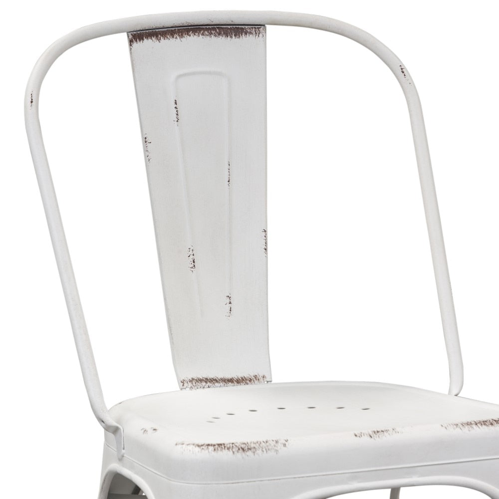 Liberty Furniture - Vintage Series Bow Back Side Chair - Antique White (Set of 2) - 179-C3505-AW veiw 7