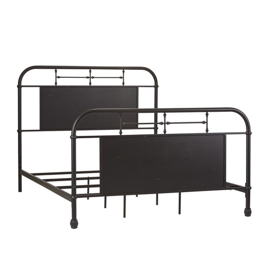 Liberty Furniture - Vintage Series Queen Metal Bed - Black - 179-BR13HFR-B veiw 2
