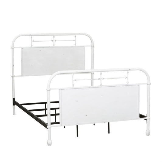 Liberty Furniture - Vintage Series Twin Metal Bed - Antique White - 179-BR11HFR-AW veiw 2