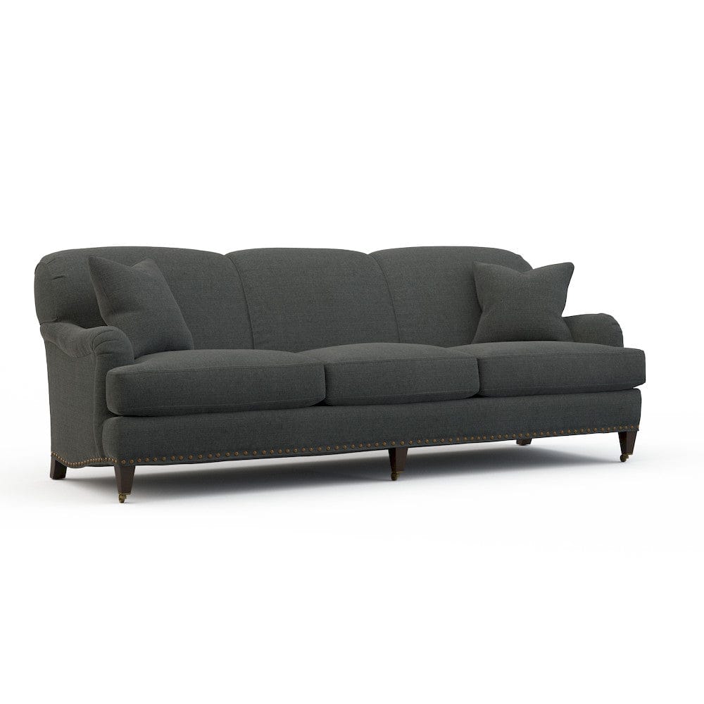 Lillian August - Albert Park Demi Mid Sofa in Cristo-Charcoal - LA7128M-Cristo-Charcoal view 1