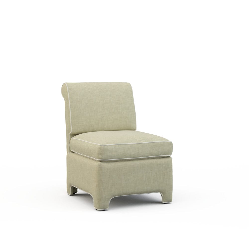 Lillian August - Billie Chair in Crystal-Natural - U185-C1-Crystal-Natural view 1