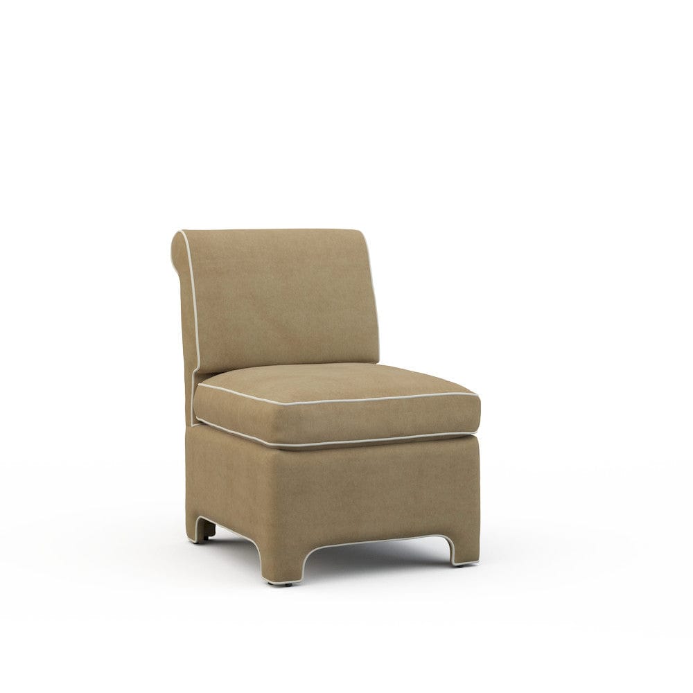Lillian August - Billie Chair in Limestone-Bronze - U185-C1-Limestone-Bronze view 1