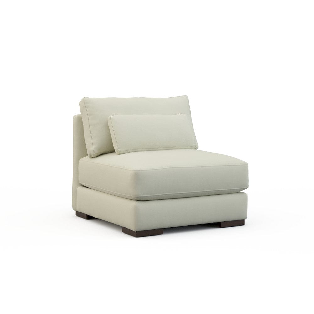 Lillian August - Botero Armless Chair in Heather-White - U122-A1-Heather-White view 1