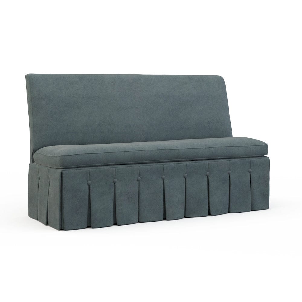 Lillian August - Briland Armless Banquette in Limestone-Blue - LA5125AL-Limestone-Blue view 1