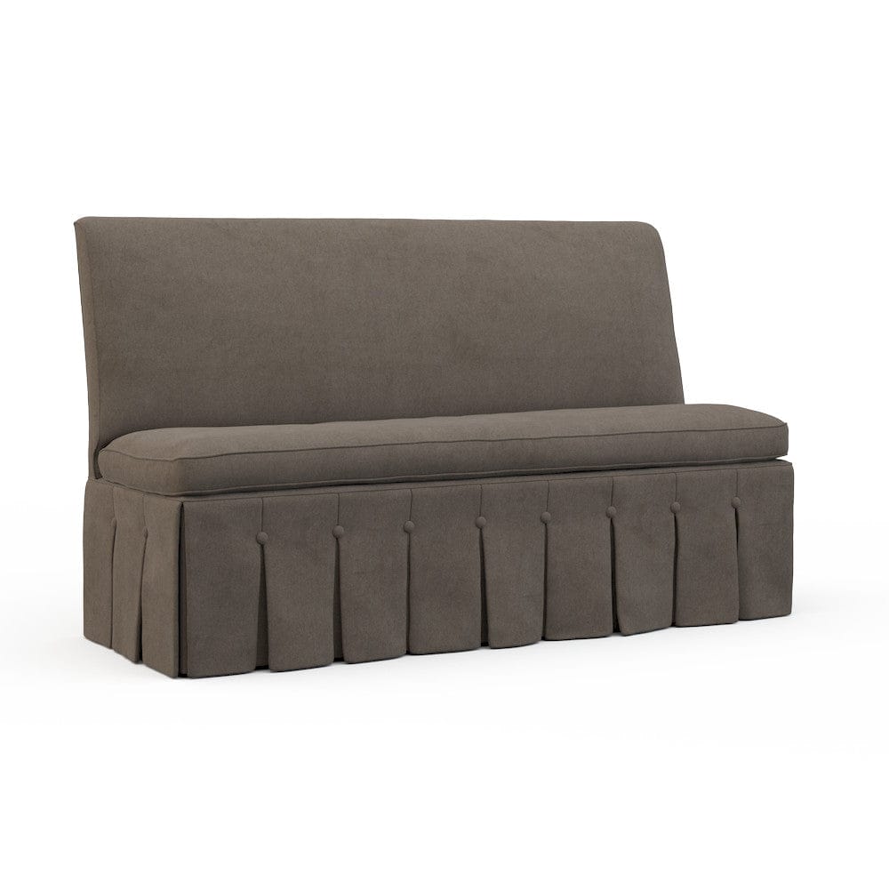 Lillian August - Briland Armless Banquette in Limestone-Charcoal - LA5125AL-Limestone-Charcoal view 1