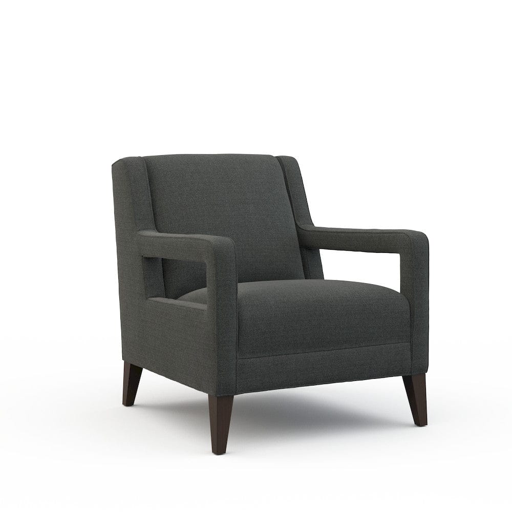 Lillian August - Clyde Chair in Cristo-Charcoal - LA4126C-Cristo-Charcoal view 1