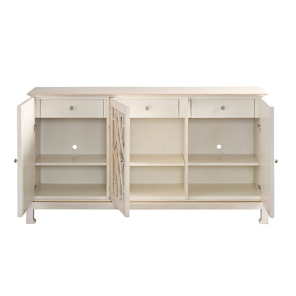 Lillian August - Colony Credenza - LA30020-00-Q6-Platinum-w-Nickel-Hardware view 4