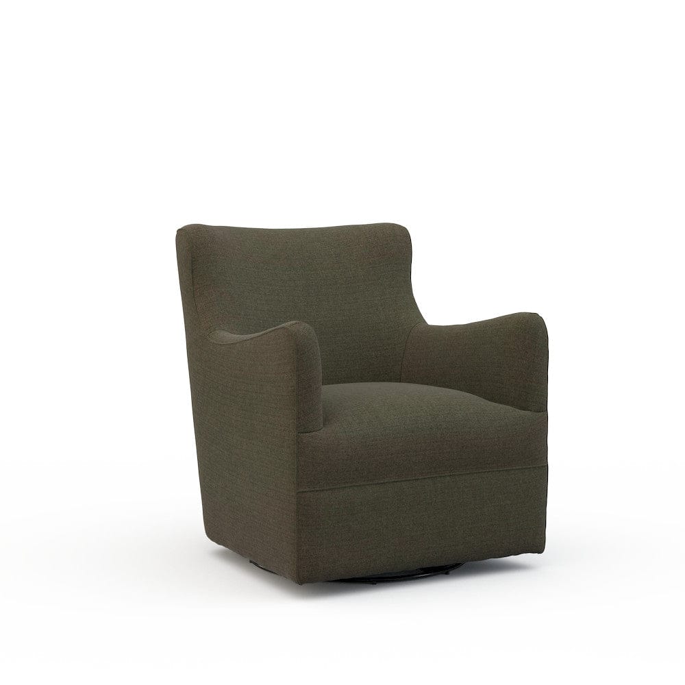 Lillian August - Dalia Swivel Chair in Cristo-Brown - U165-C3-Cristo-Brown view 1