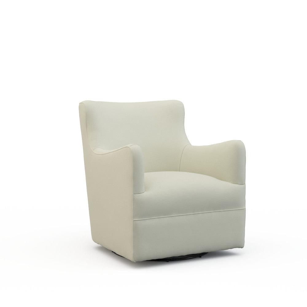 Lillian August - Dalia Swivel Chair in Heather-White - U165-C3-Heather-White view 1