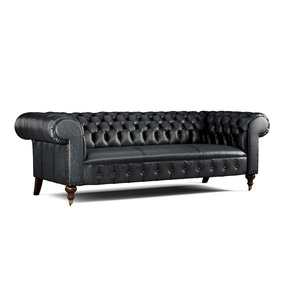 Lillian August - Daniel Sofa in Sauvage-Lagoon-White - LL7145S-Sauvage-Lagoon-White view 1
