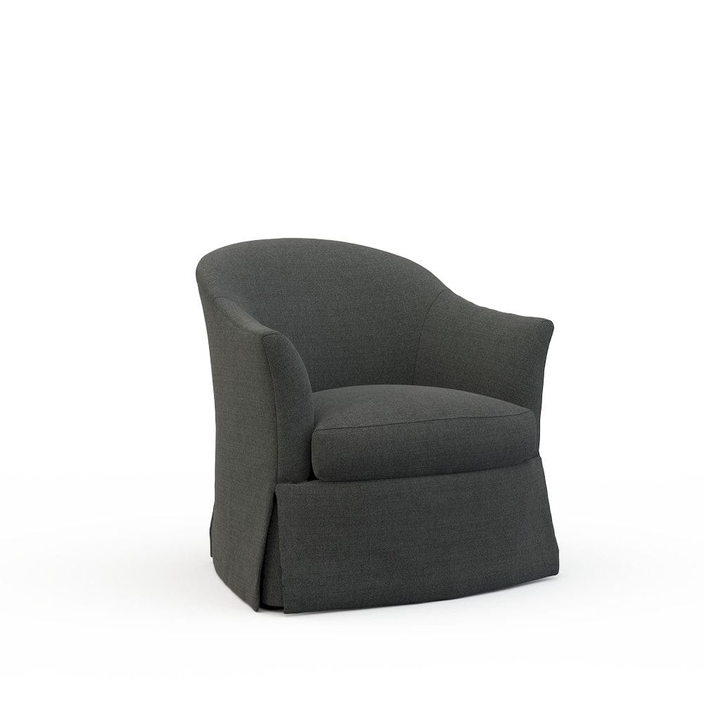Lillian August - Daphne Chair in Cristo-Charcoal - LA3148C-Cristo-Charcoal view 1