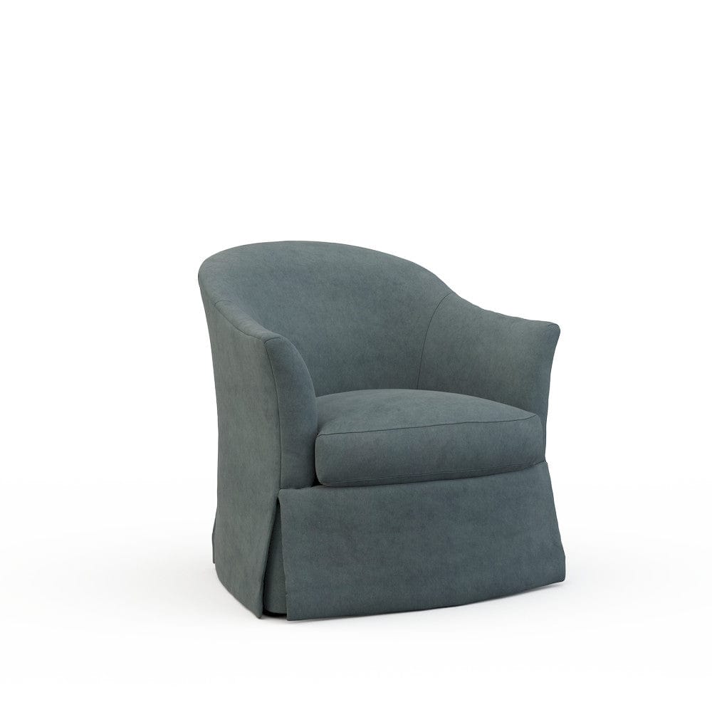 Lillian August - Daphne Chair in Limestone-Blue - LA3148C-Limestone-Blue view 1
