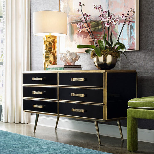 Lillian August - Dean Smoked Mirror Dresser - LA26532 view 2