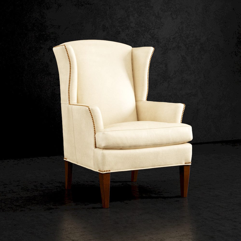 Lillian August - Edwardian Chair in Gourmet-Ivory-Black - LL4116C-Gourmet-Ivory-Black view 1
