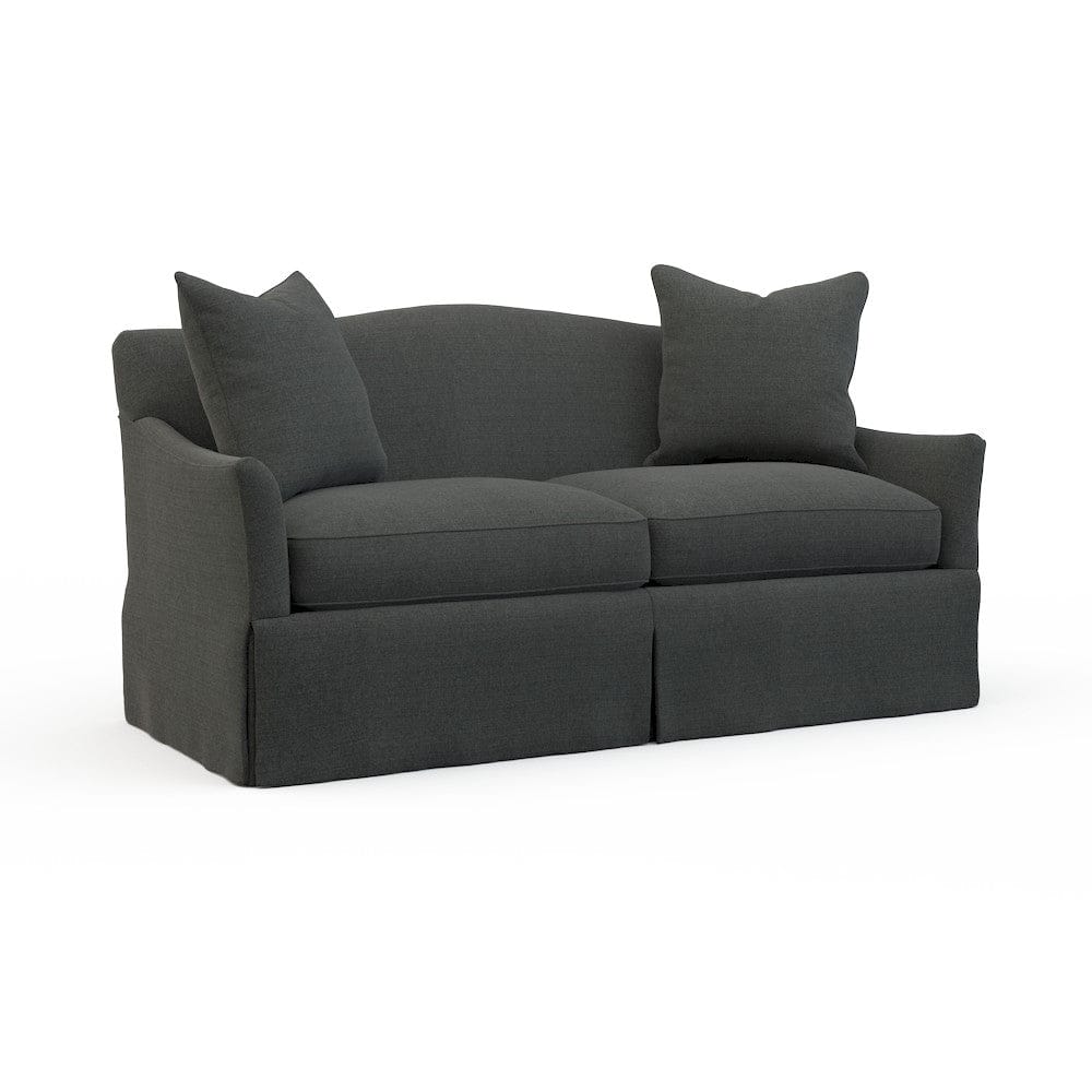 Lillian August - Florian Mid Sofa in Cristo-Charcoal - LA4129M-Cristo-Charcoal view 1
