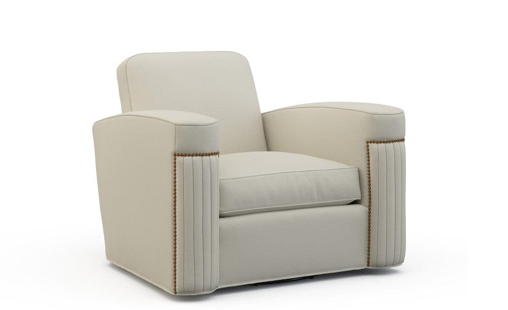 Lillian August - Jacques Swivel Chair in Cristo-Natural - LA4119C-Cristo-Natural view 1