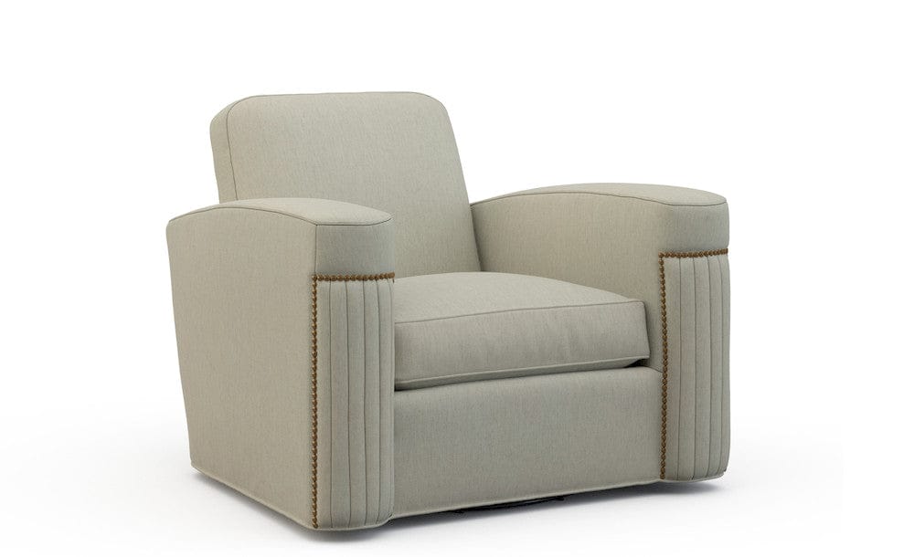Lillian August - Jacques Swivel Chair in Nomad-Natural - LA4119C-Nomad-Natural view 1