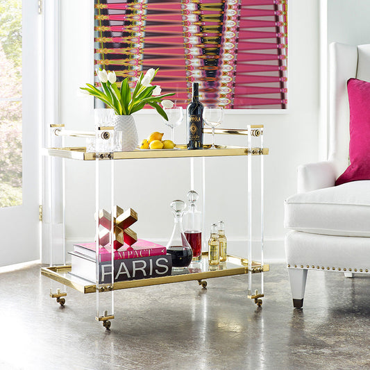 Lillian August - Kent Bar Cart - LA23350-01 view 2